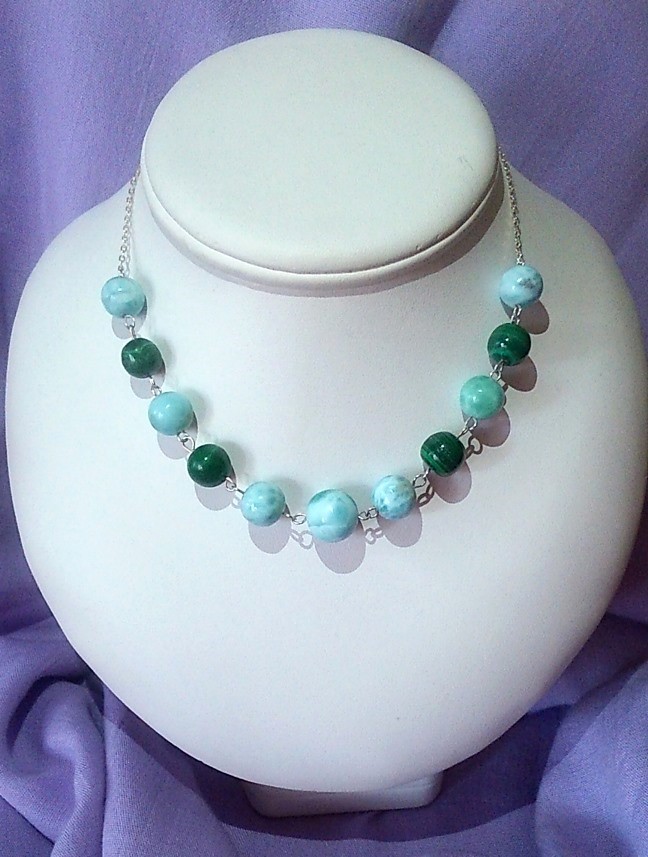 larimar - malachit