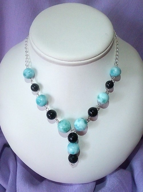 larimar - ónix - turmalin