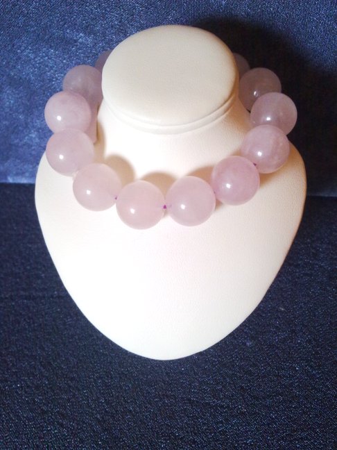 rózsakvarc karkötő