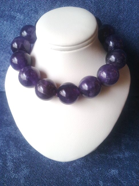 ametiszt karkötő