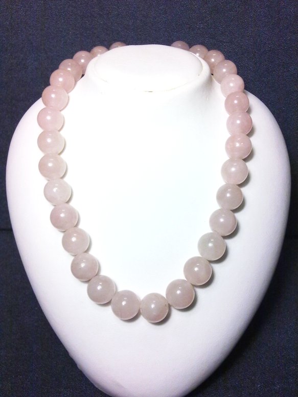 rózsakvarc nyaklánc